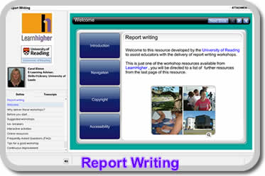 LearnHigher Report Writing Video Resources for staff