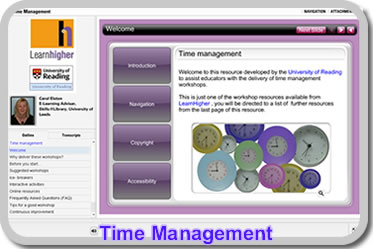 LearnHigher Time Management Video Resources for staff