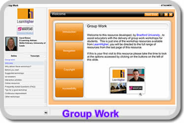 LearnHigher Group Wrok Video Resources for staff