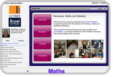 LearnHigher Maths Video Resources for staff